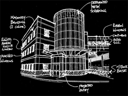 Childrens's Medical Center- Hand Rendered